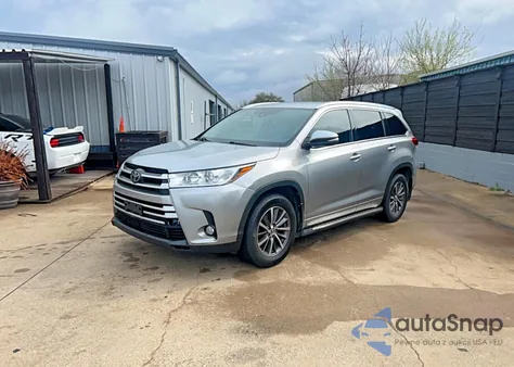 2018 Toyota Highlander Xle from USA, damaged, VIN 5TDKZRFH9JS546424